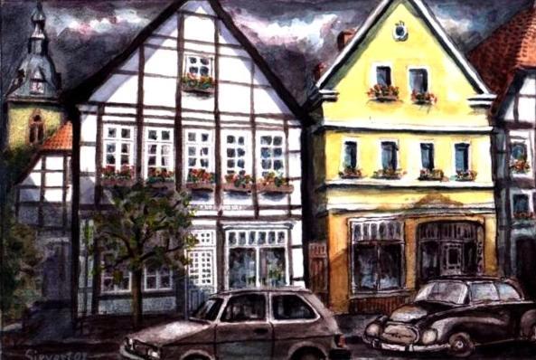 Ferienwohnungen Cafe Cup Detmold Zewnętrze zdjęcie